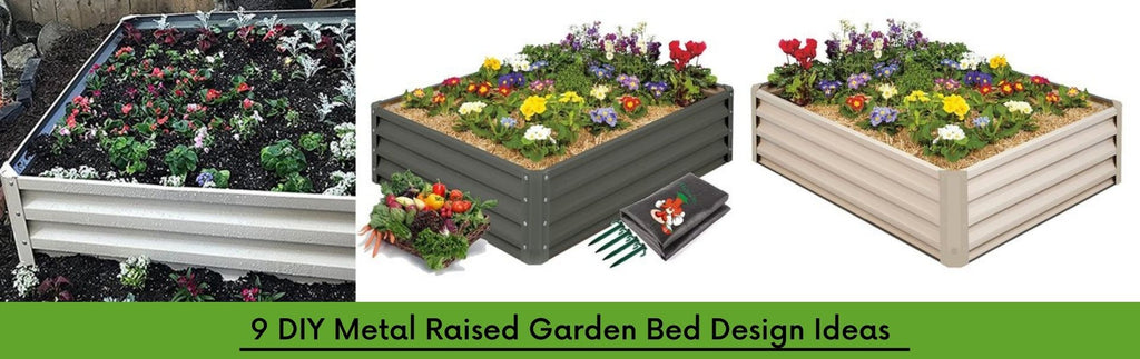 9 DIY Metal Raised Garden Bed Design Ideas