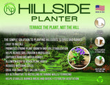 Hillside Planter-Set of (3) D.I.Y Erosion Control Soil Slope-Stabilization Runoff Conserves Water ECO 1-5 Gallon